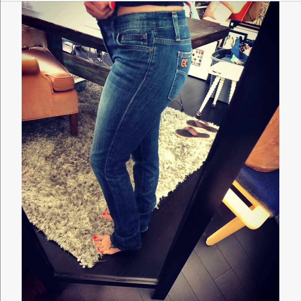 Joes Jeans Cigarette fit sz: 27 these jeans are wore to perfection - Picture 3 of 7